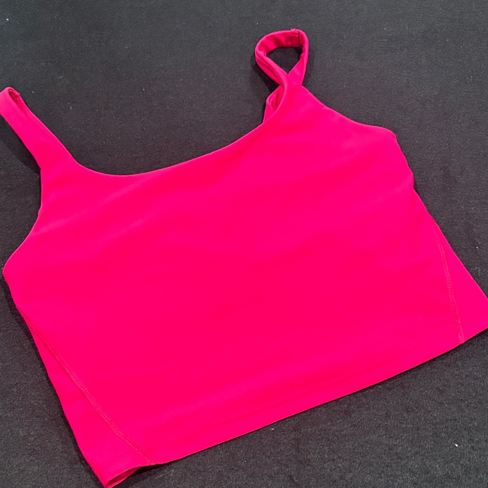 Old Navy Women's Vibrant Spandex Pink Crop Top